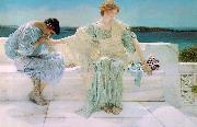 Alma Tadema  Ask Me No More painting